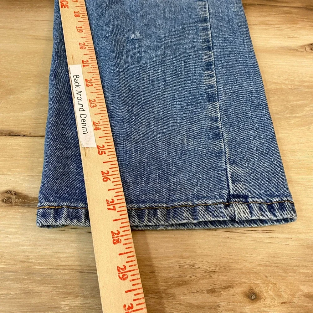 Levis 505 Regular Fit Blue Denim Jeans Mens 38x28 Medium Wash 00505-2103